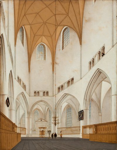 Interior of the Choir of St. Bavos Church at Haarlem by Pieter Janszoon Saenredam
